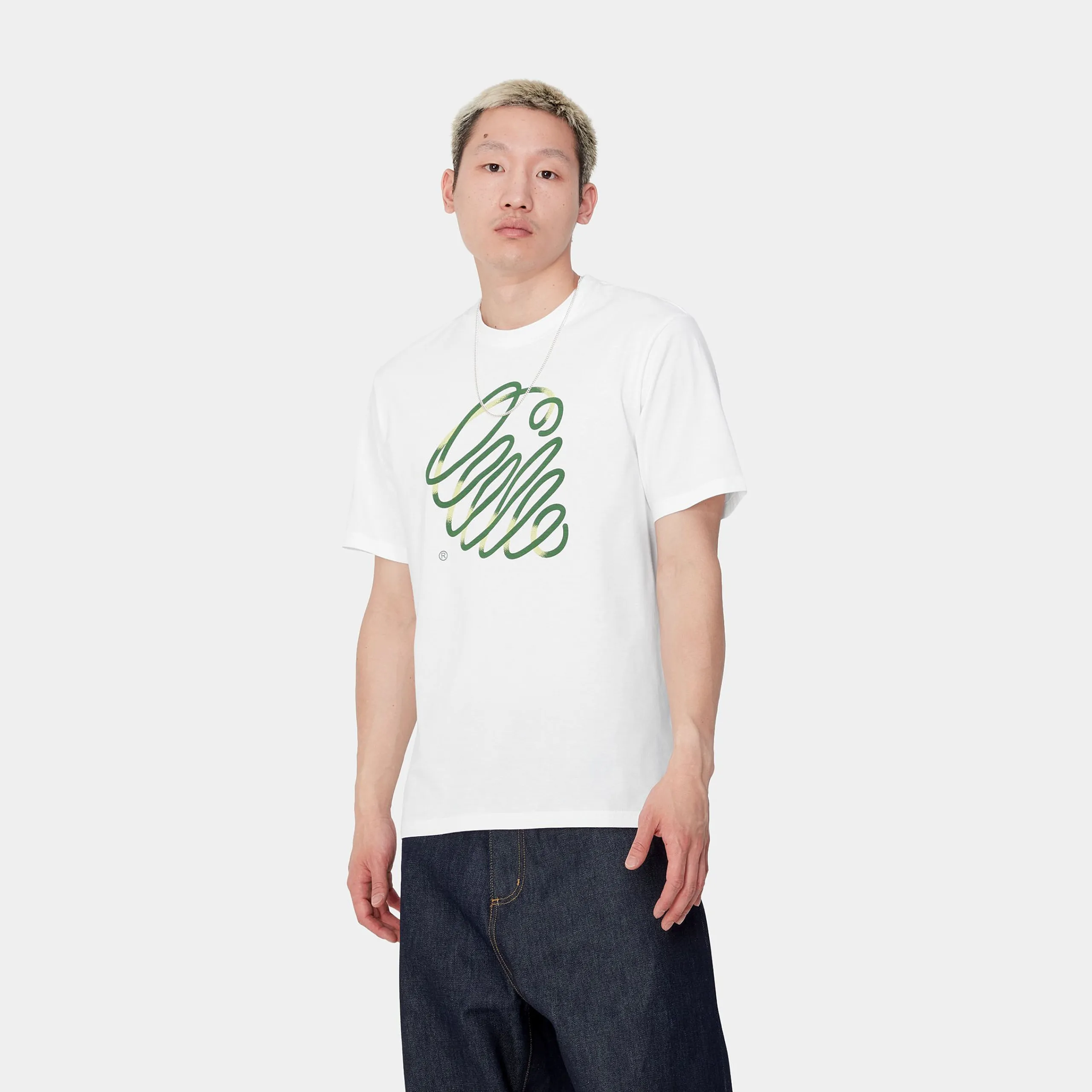 T-Shirts & Polos>Carhartt WIP S/S Noodle T-Shirt White