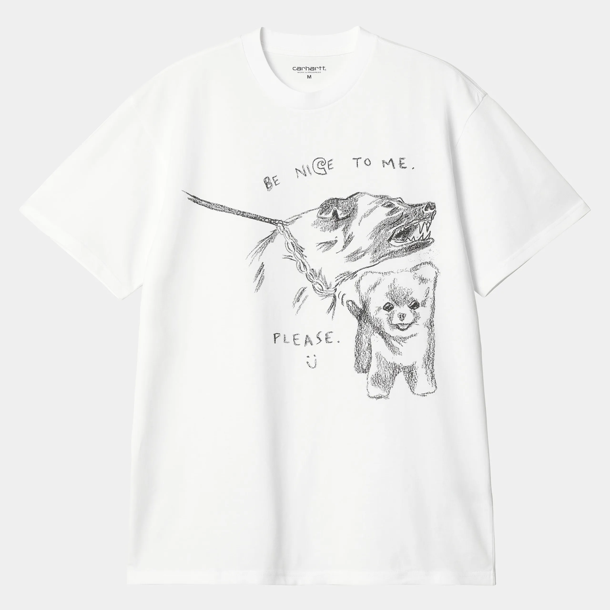 T-Shirts & Polos>Carhartt WIP S/S Pepe Be Nice T-Shirt White / Black
