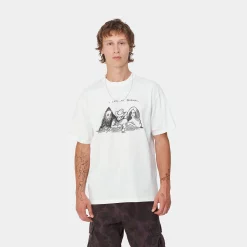 T-Shirts & Polos>Carhartt WIP S/S Pepe Friends T-Shirt White / Black