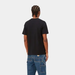 T-Shirts & Polos>Carhartt WIP S/S Pocket T-Shirt Black