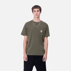 T-Shirts & Polos>Carhartt WIP S/S Pocket T-Shirt Mirage