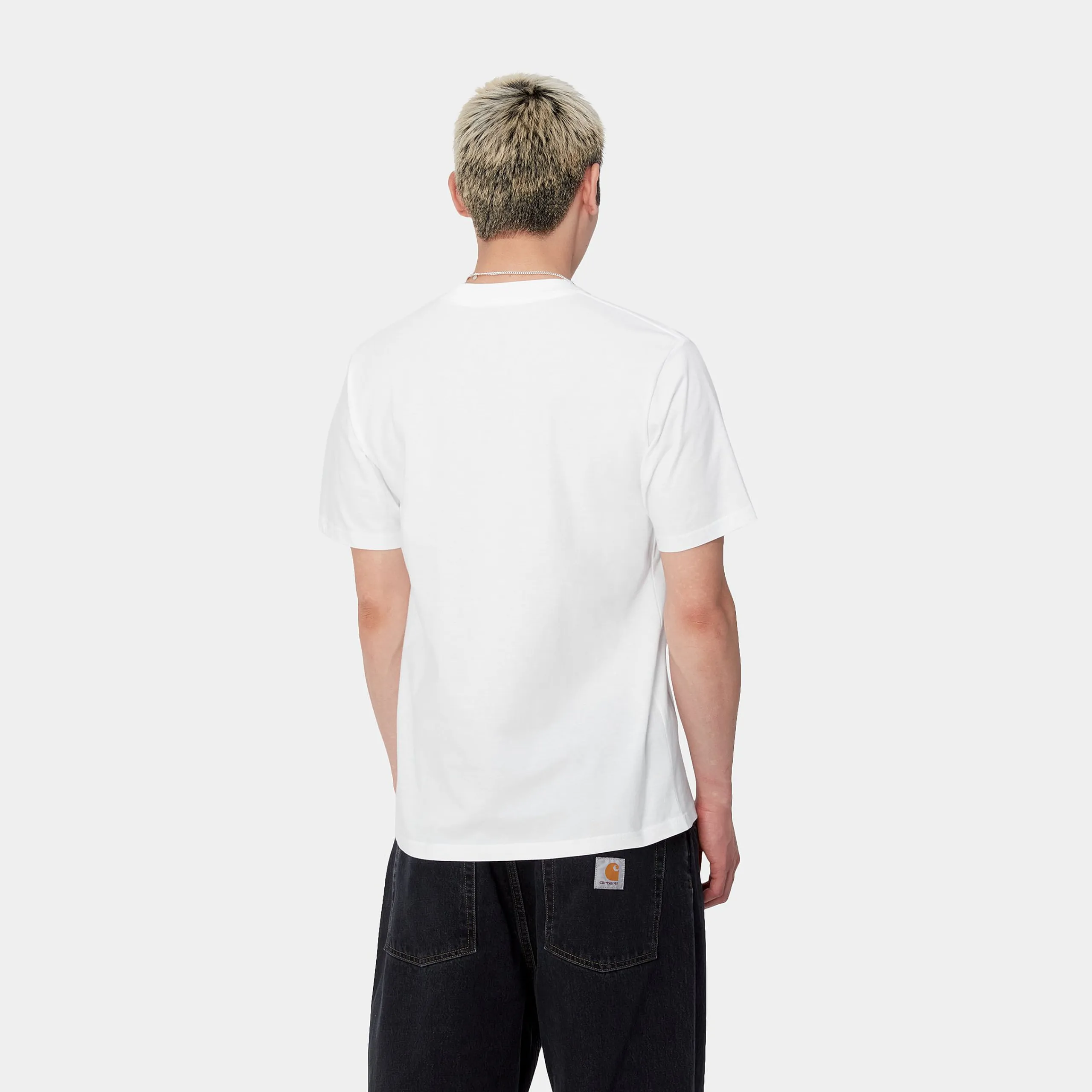 T-Shirts & Polos>Carhartt WIP S/S Press Script T-Shirt White