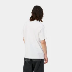 T-Shirts & Polos>Carhartt WIP S/S Script Embroidery T-Shirt White / Black