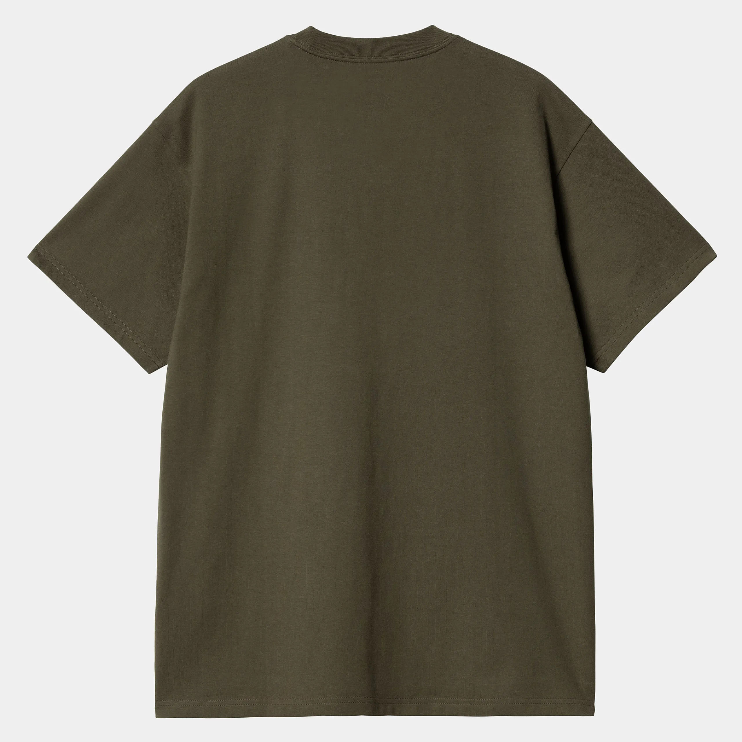 T-Shirts & Polos>Carhartt WIP S/S Script Embroidery T-Shirt Cypress / White