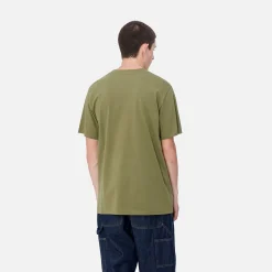 T-Shirts & Polos>Carhartt WIP S/S Script T-Shirt Capulet / Aura
