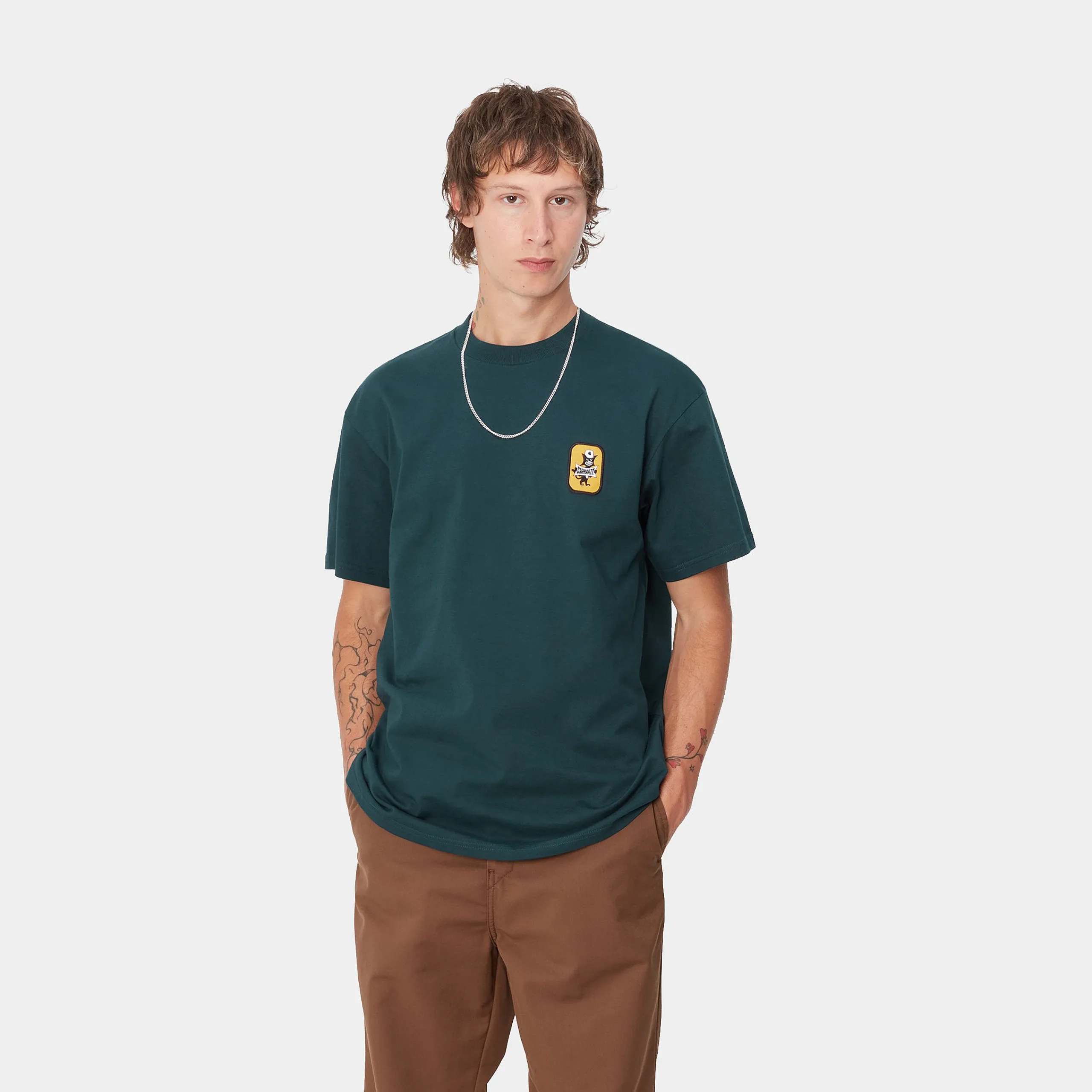 T-Shirts & Polos>Carhartt WIP S/S Signal T-Shirt Duck Blue