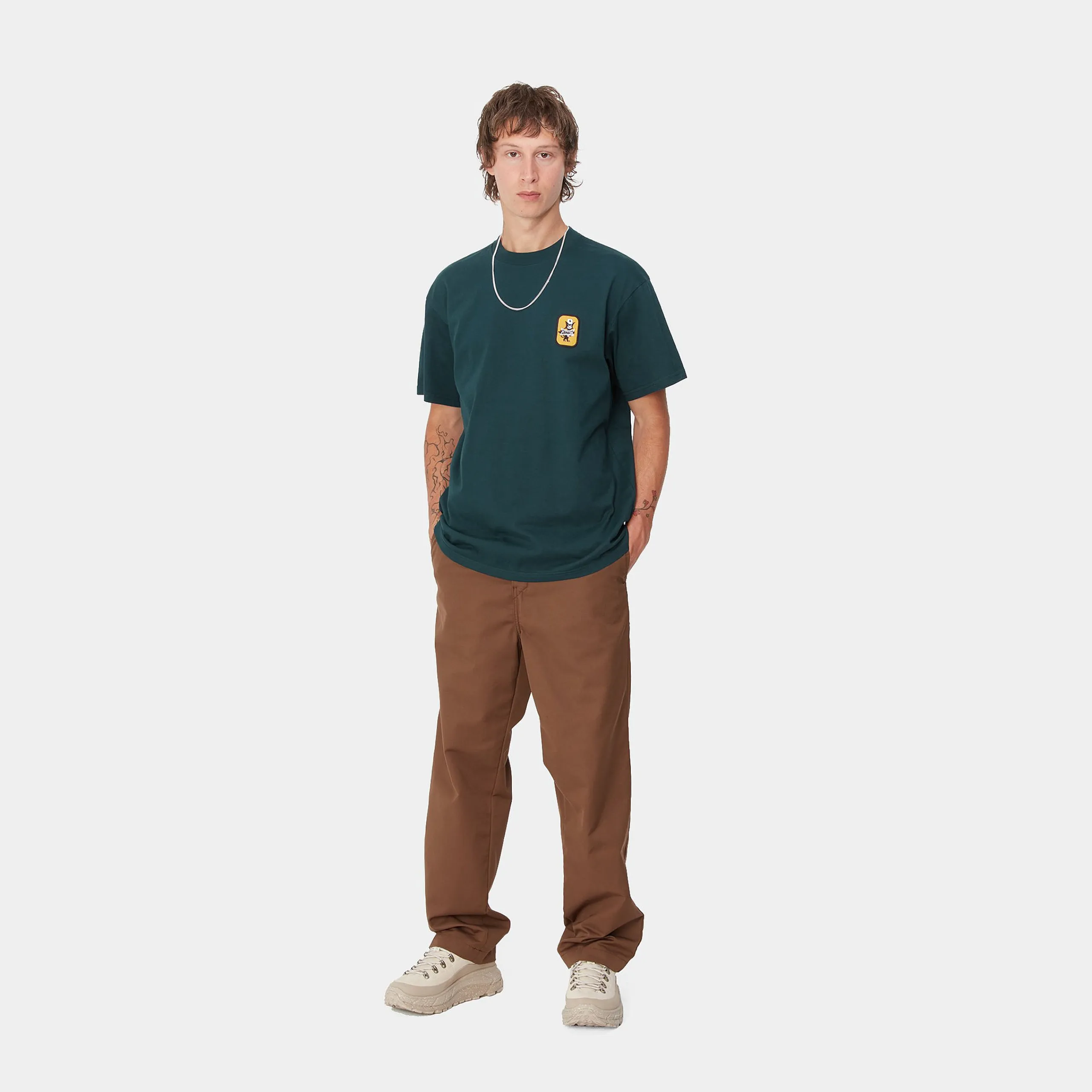 T-Shirts & Polos>Carhartt WIP S/S Signal T-Shirt Duck Blue