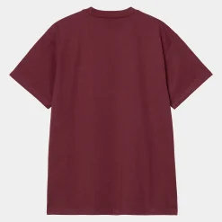T-Shirts & Polos>Carhartt WIP S/S Signal T-Shirt Malbec