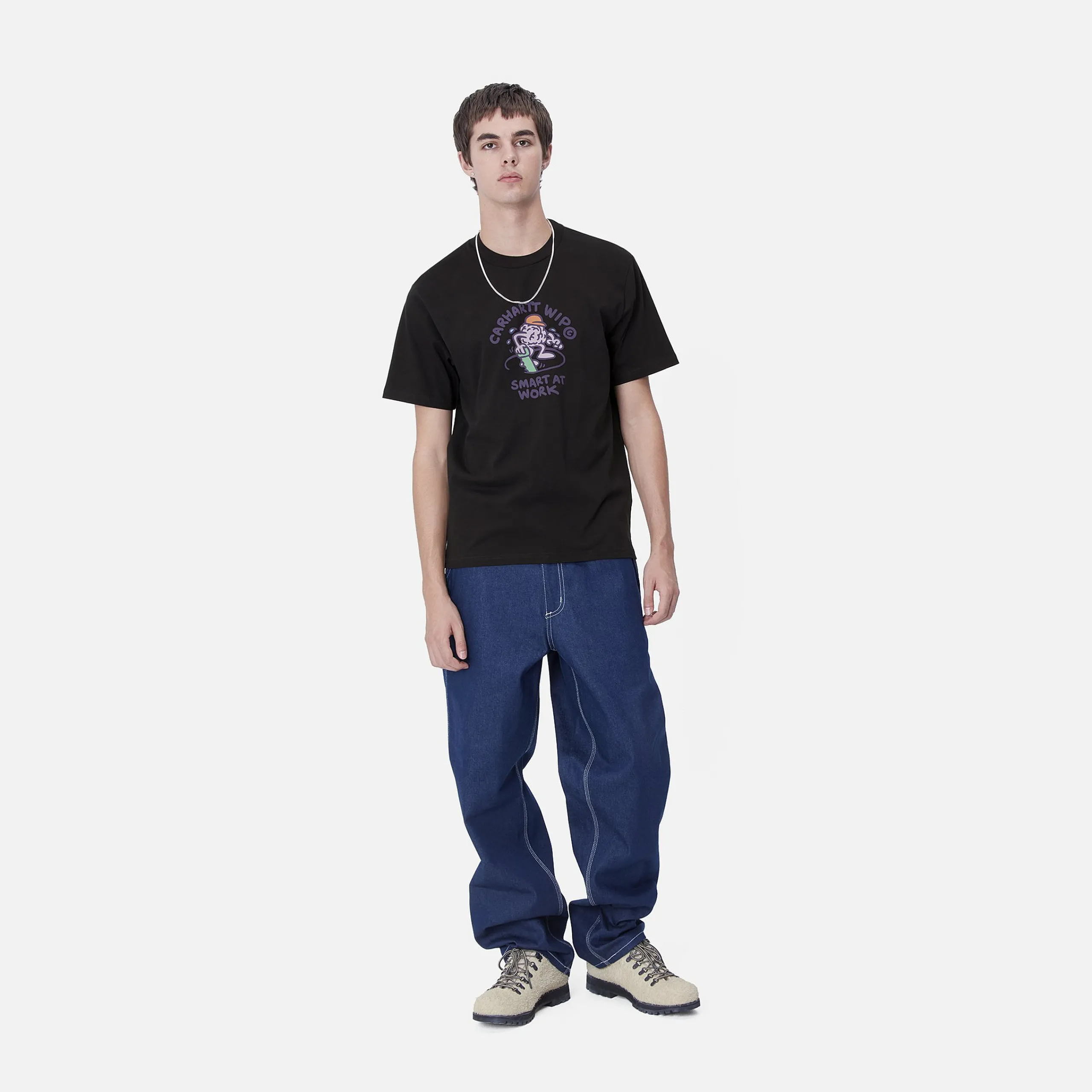 T-Shirts & Polos>Carhartt WIP S/S Smart T-Shirt Black
