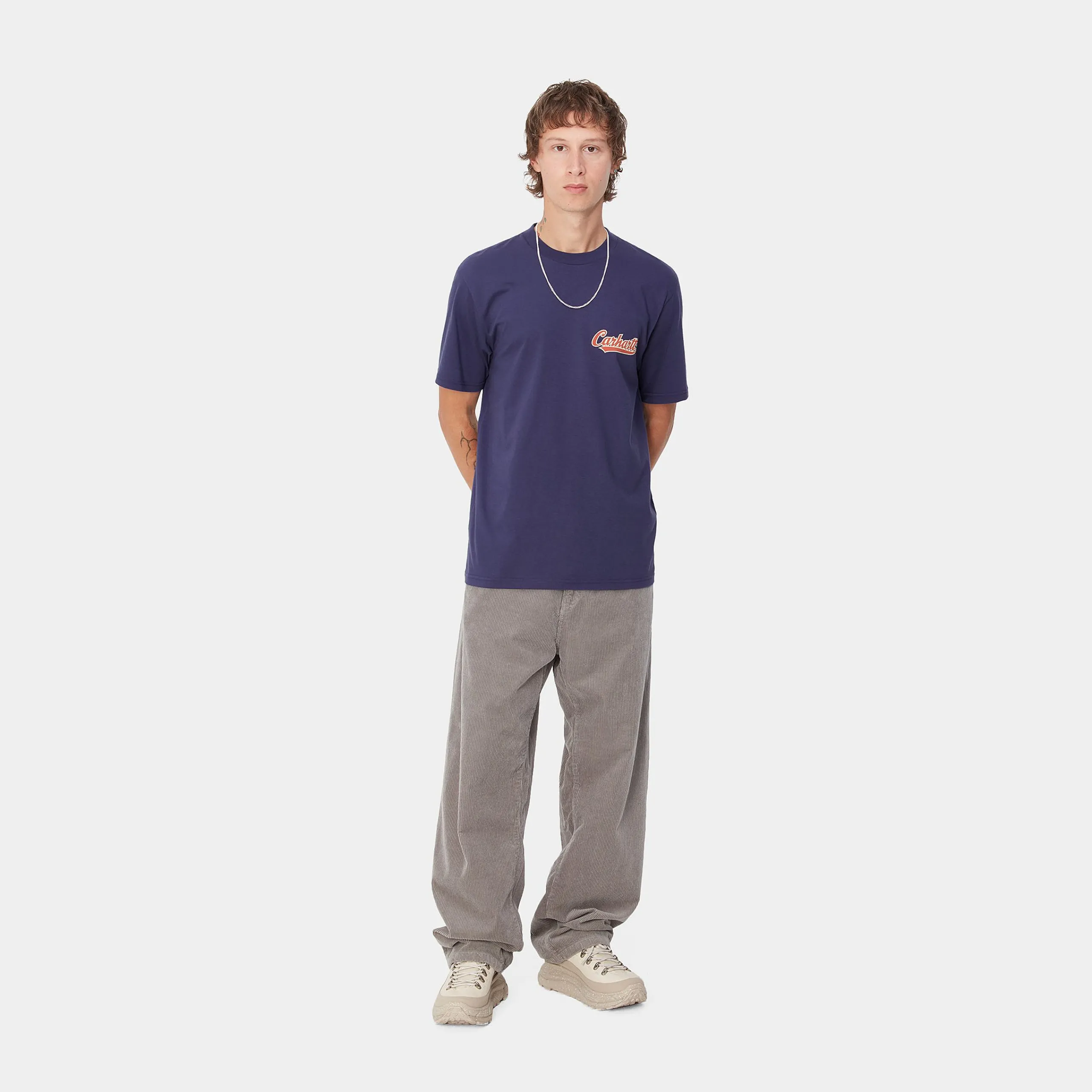 T-Shirts & Polos>Carhartt WIP S/S Spill T-Shirt Aura
