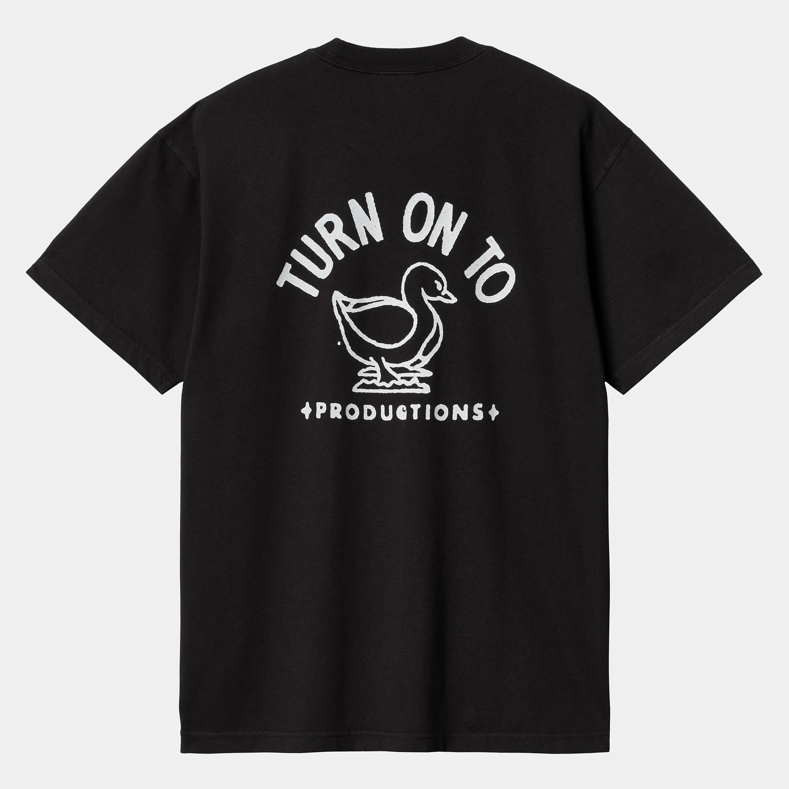 T-Shirts & Polos>Carhartt WIP S/S Stamp T-Shirt Black / White