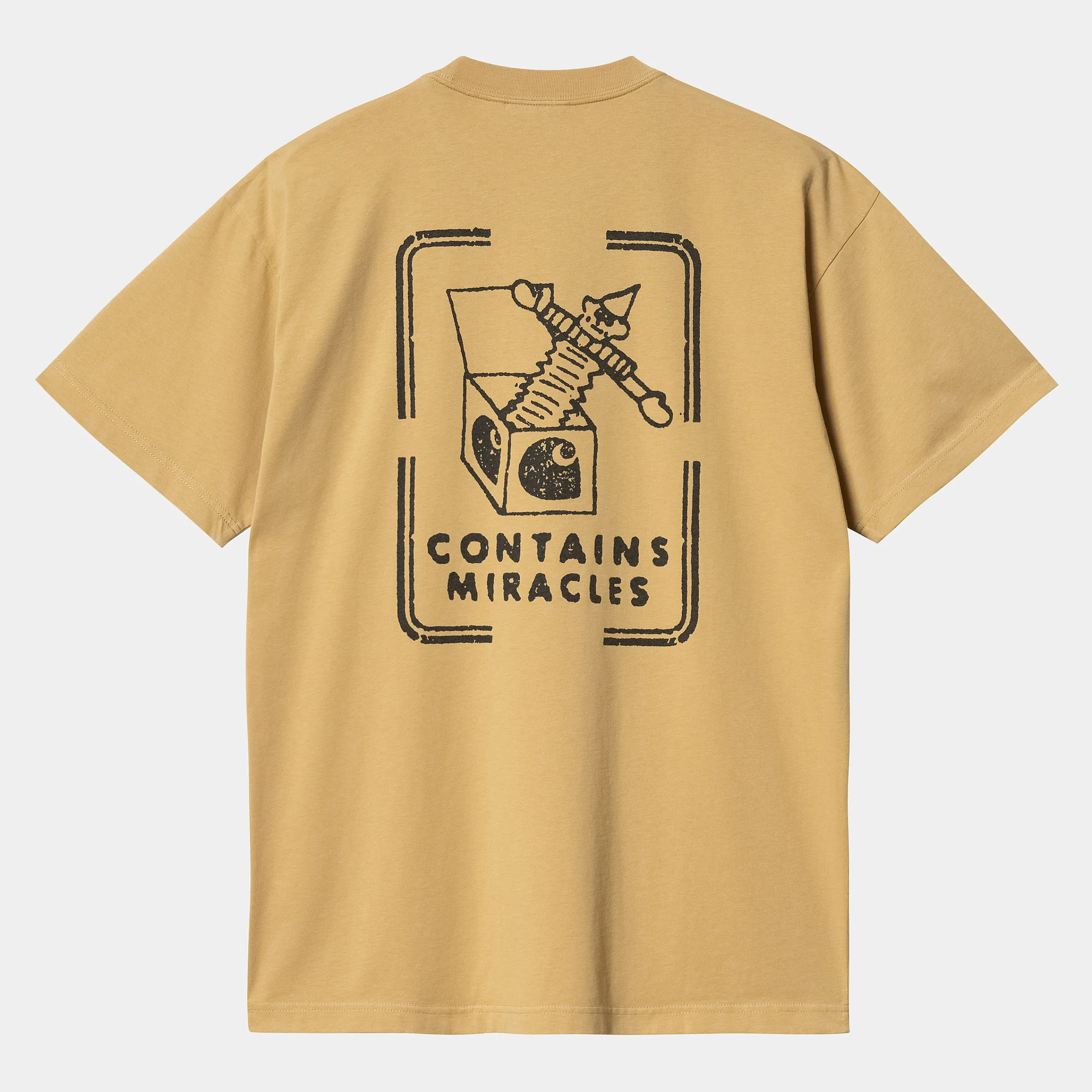 T-Shirts & Polos>Carhartt WIP S/S Stamp T-Shirt Bourbon / Black