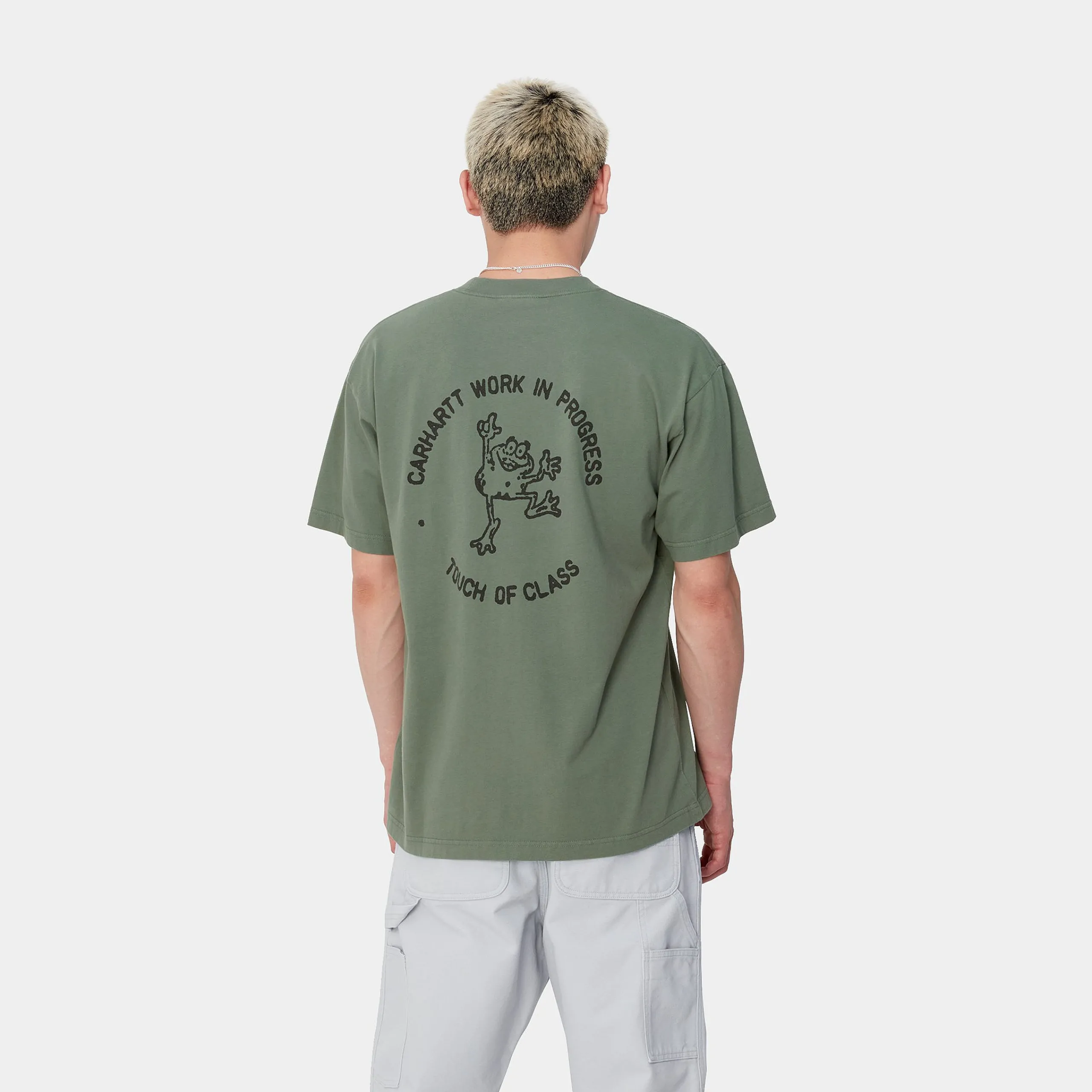 T-Shirts & Polos>Carhartt WIP S/S Stamp T-Shirt Duck Green / Black