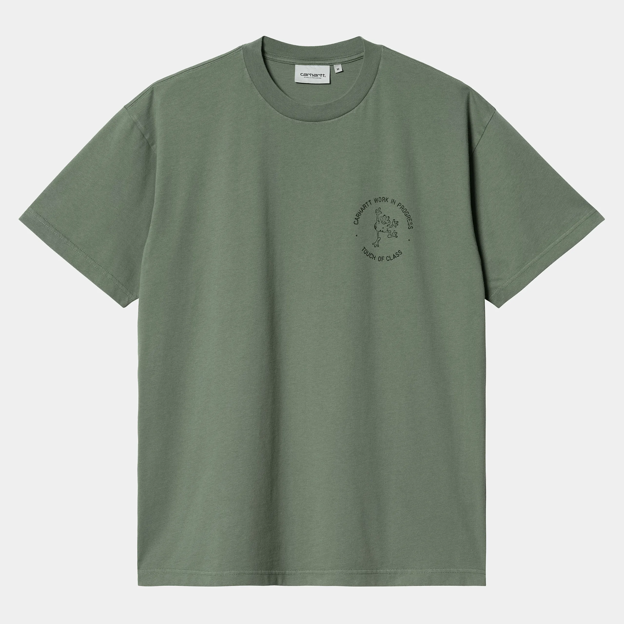 T-Shirts & Polos>Carhartt WIP S/S Stamp T-Shirt Duck Green / Black