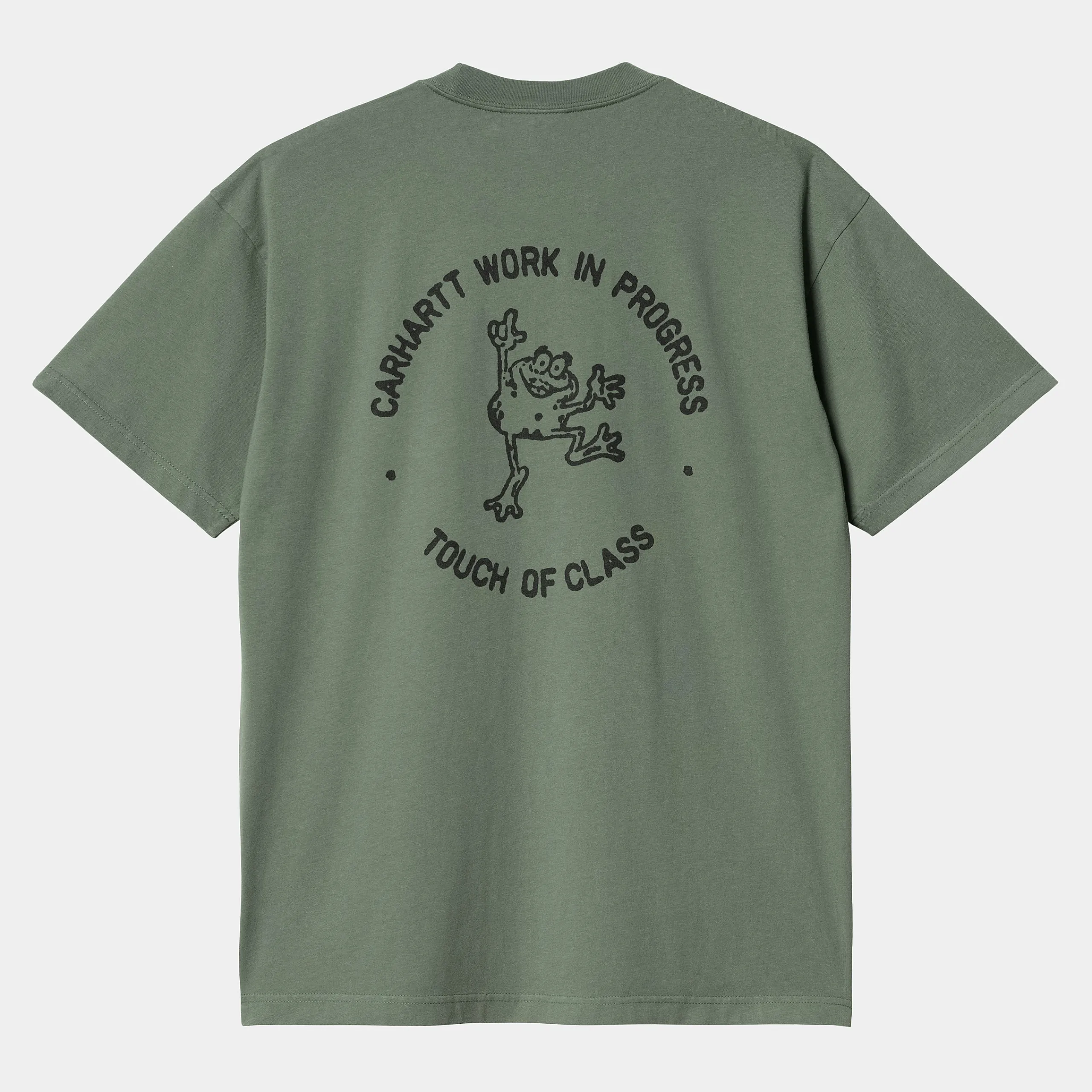 T-Shirts & Polos>Carhartt WIP S/S Stamp T-Shirt Duck Green / Black