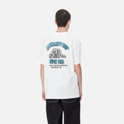 T-Shirts & Polos>Carhartt WIP S/S Super Tired T-Shirt White