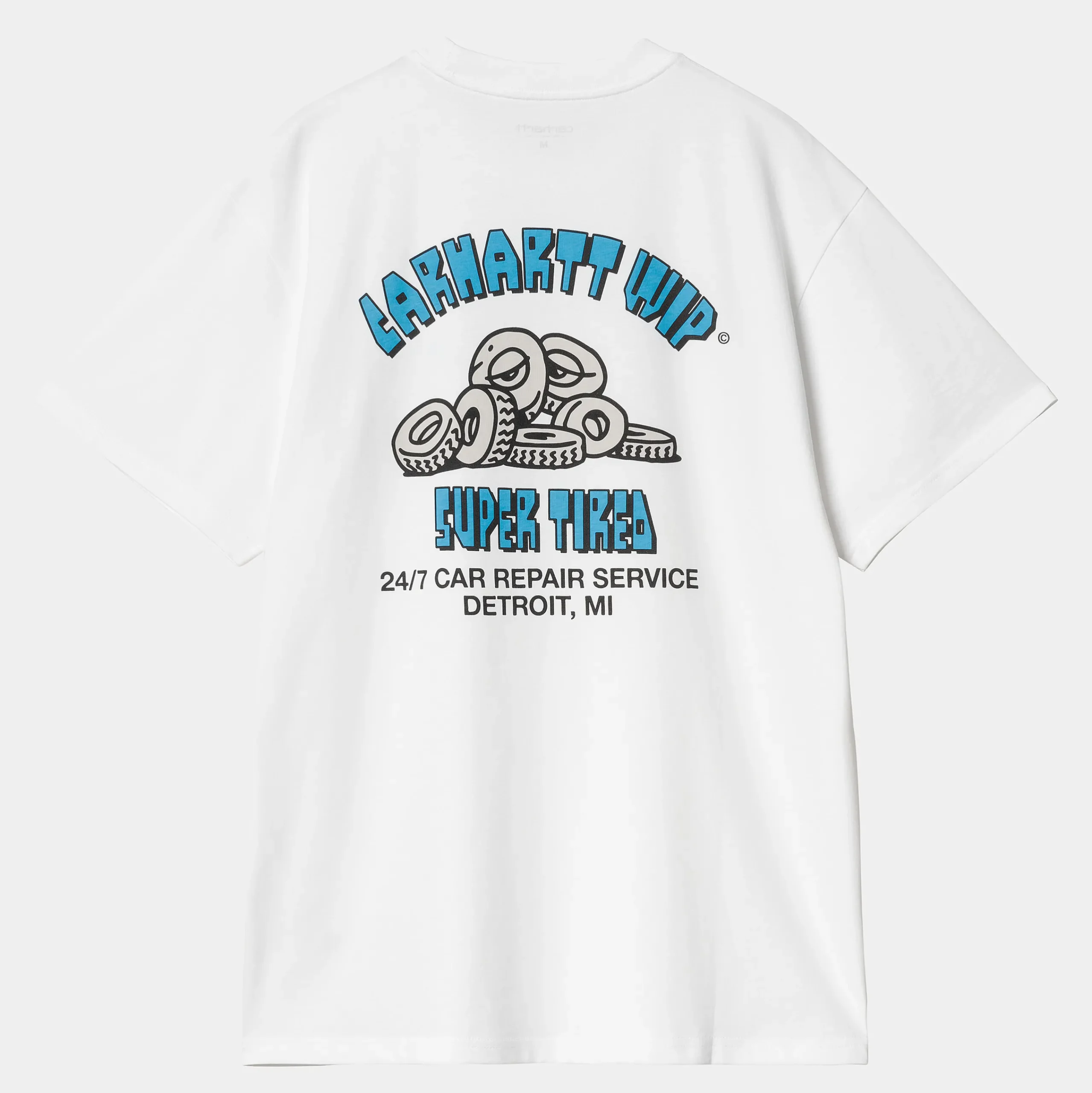 T-Shirts & Polos>Carhartt WIP S/S Super Tired T-Shirt White