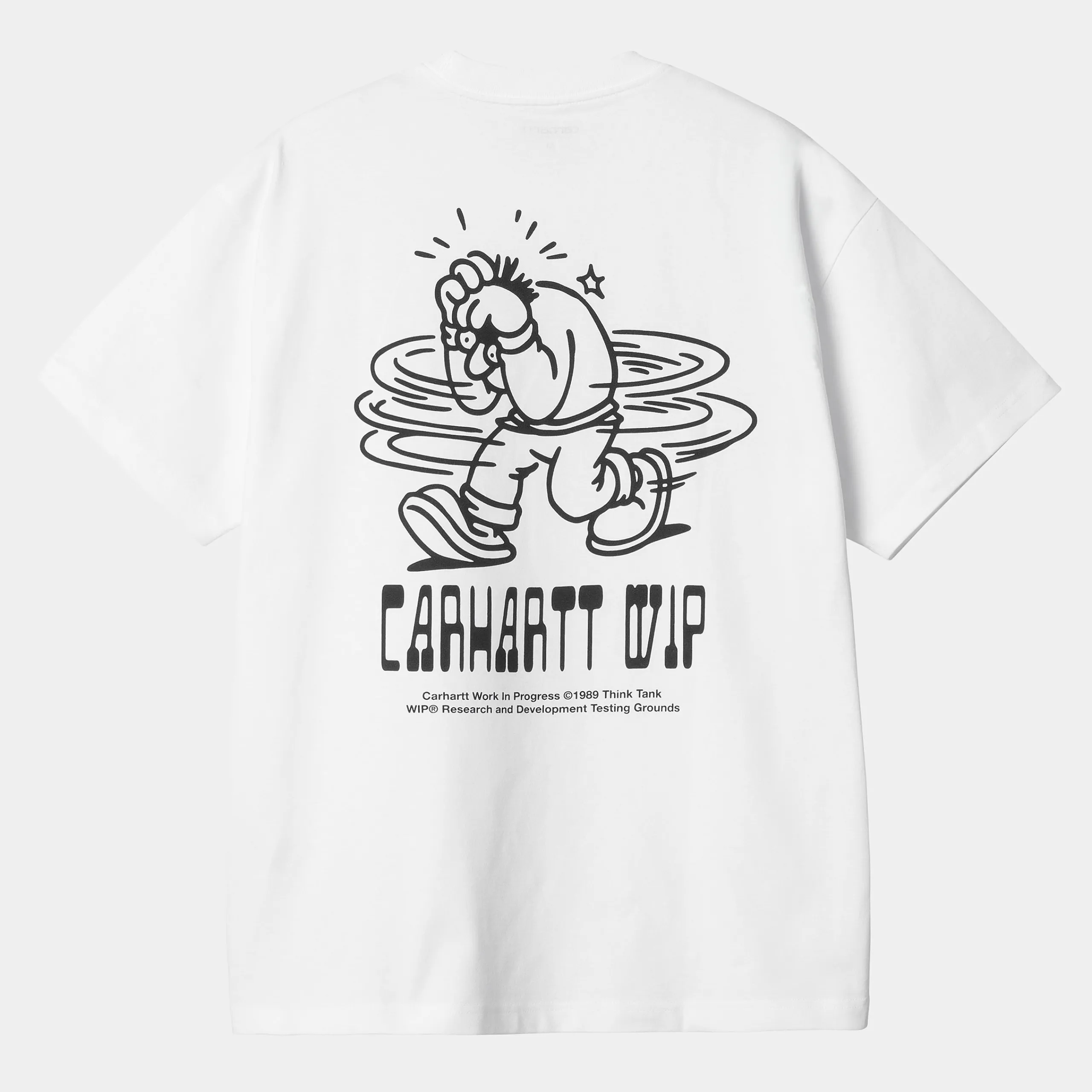 T-Shirts & Polos>Carhartt WIP S/S Think Tank T-Shirt White