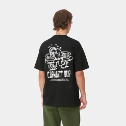 T-Shirts & Polos>Carhartt WIP S/S Think Tank T-Shirt Black