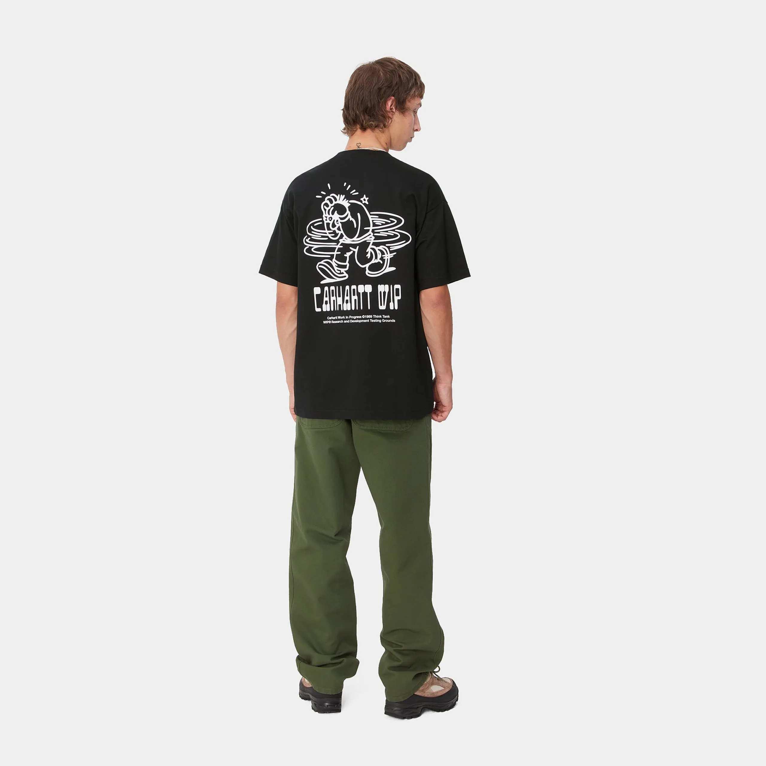 T-Shirts & Polos>Carhartt WIP S/S Think Tank T-Shirt Black