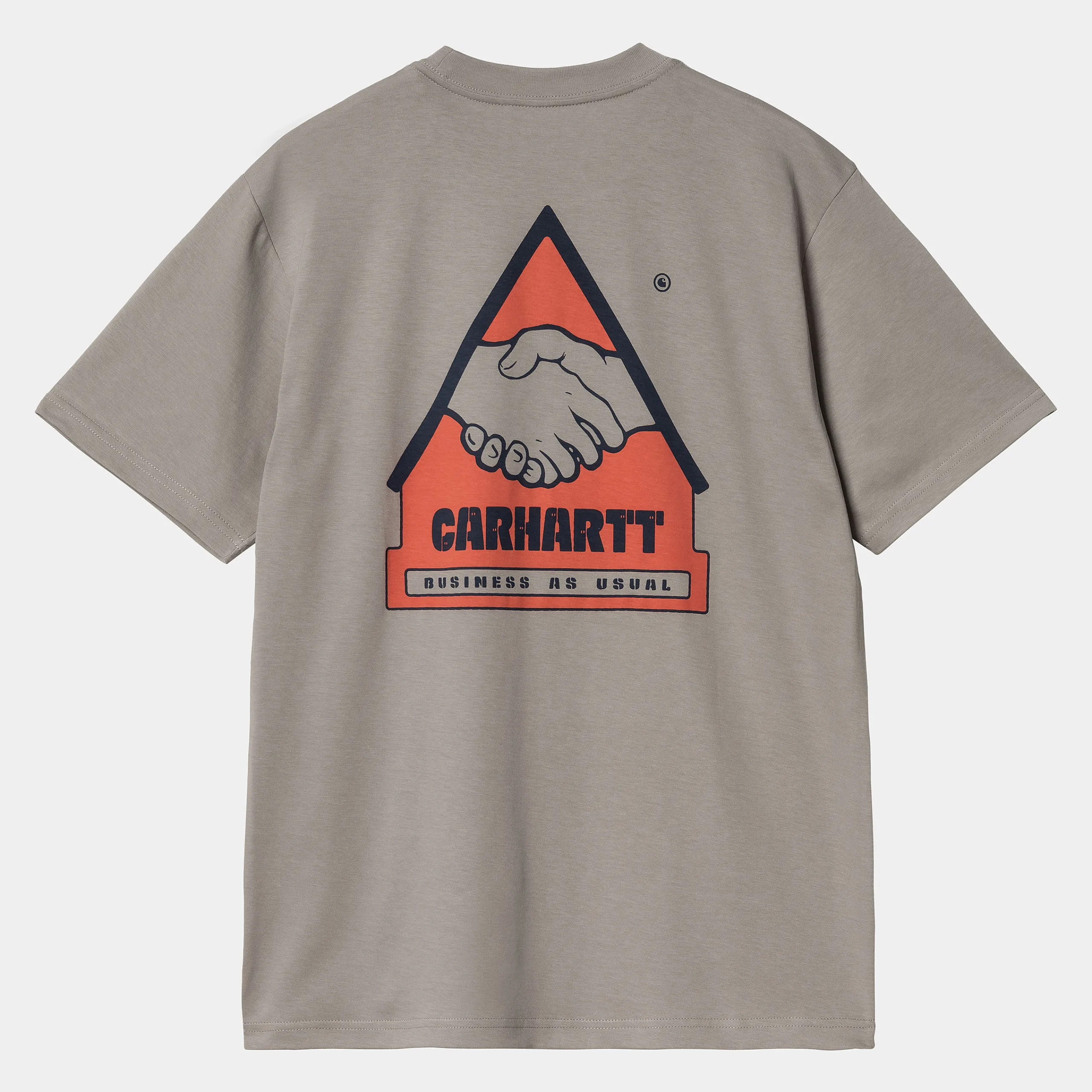 T-Shirts & Polos>Carhartt WIP S/S Trade T-Shirt Misty Grey