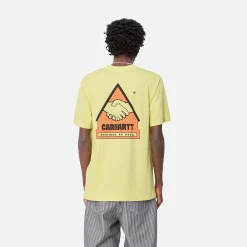 T-Shirts & Polos>Carhartt WIP S/S Trade T-Shirt Arctic Lime
