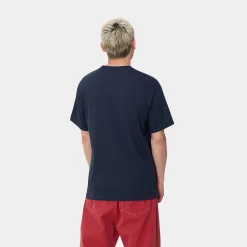 T-Shirts & Polos>Carhartt WIP S/S Tyre T-Shirt Air Force Blue