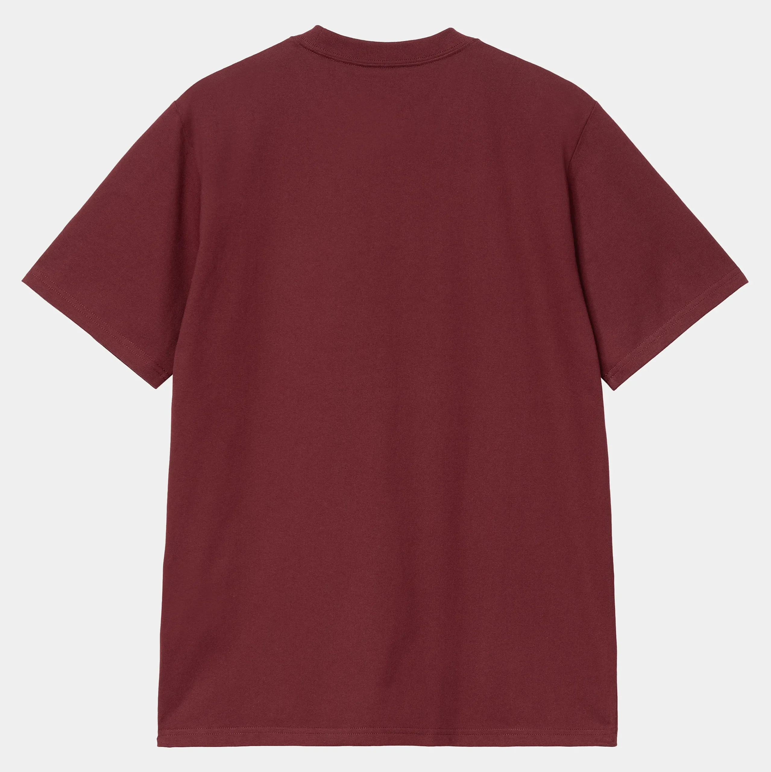 T-Shirts & Polos>Carhartt WIP S/S University Script T-Shirt Malbec / White
