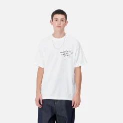 T-Shirts & Polos>Carhartt WIP S/S WIP Pencil T-Shirt White / Black