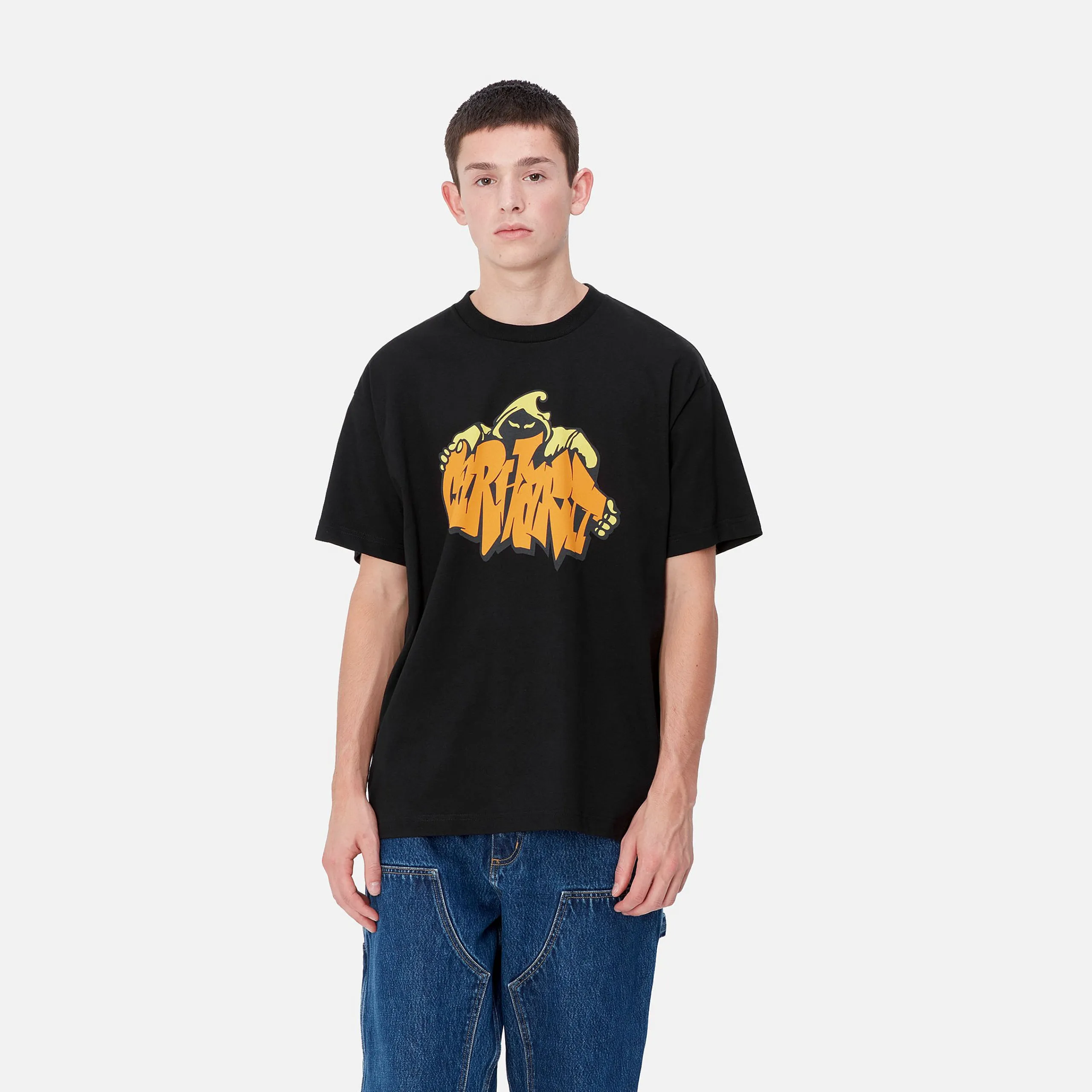 T-Shirts & Polos>Carhartt WIP S/S Yute T-Shirt Black