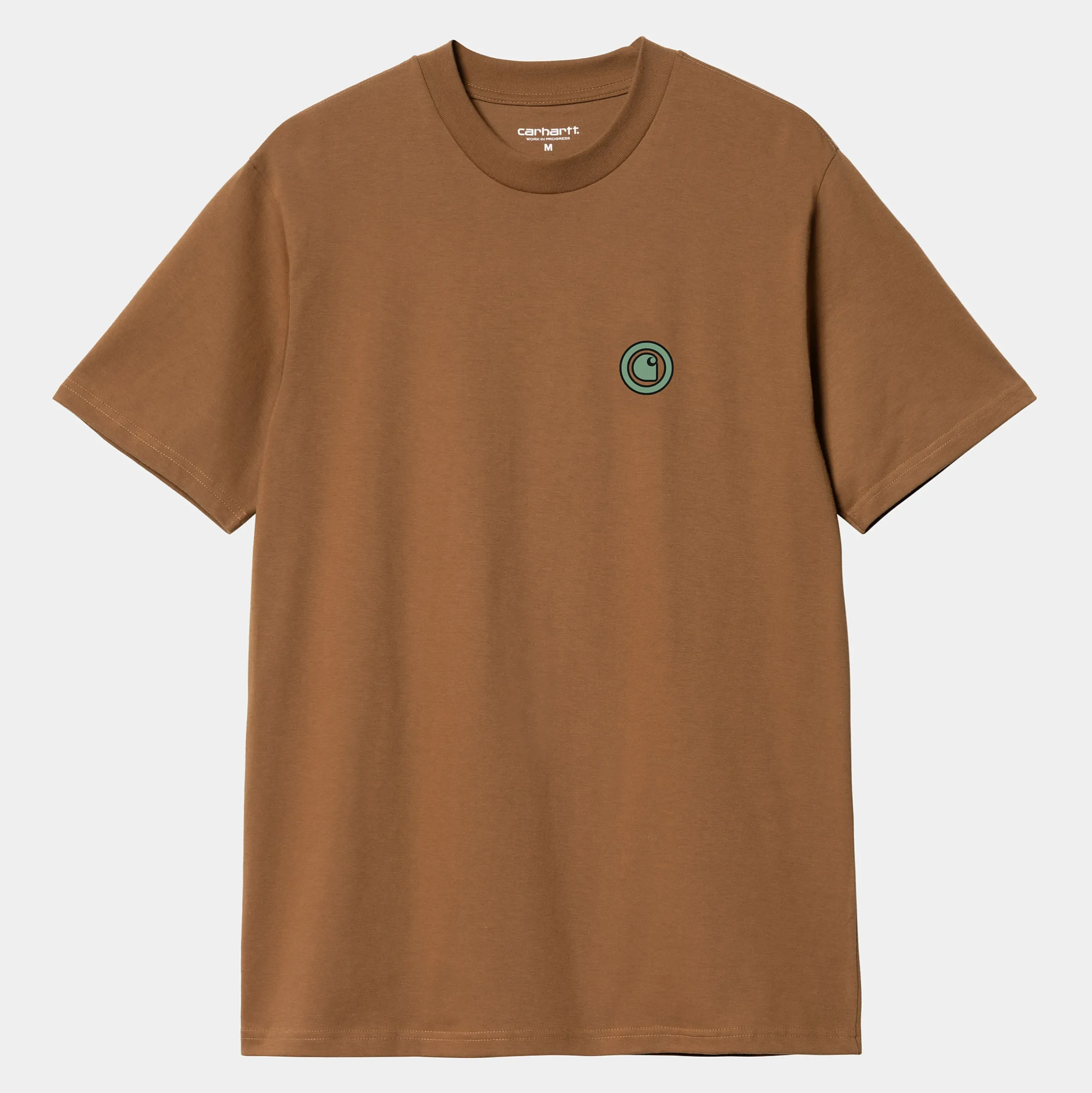 T-Shirts & Polos>Carhartt WIP S/S Zipper T-Shirt Hamilton Brown