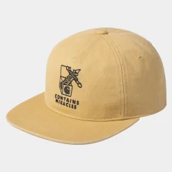 Accessoires|Accessoires>Carhartt WIP Stamp Cap Bourbon / Black