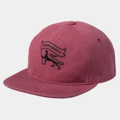 Accessoires|Accessoires>Carhartt WIP Stamp Cap Dusty Fuchsia / Black