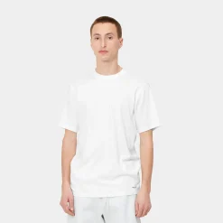 Unterwäsche>Carhartt WIP Standard Crew Neck T-Shirt White + White