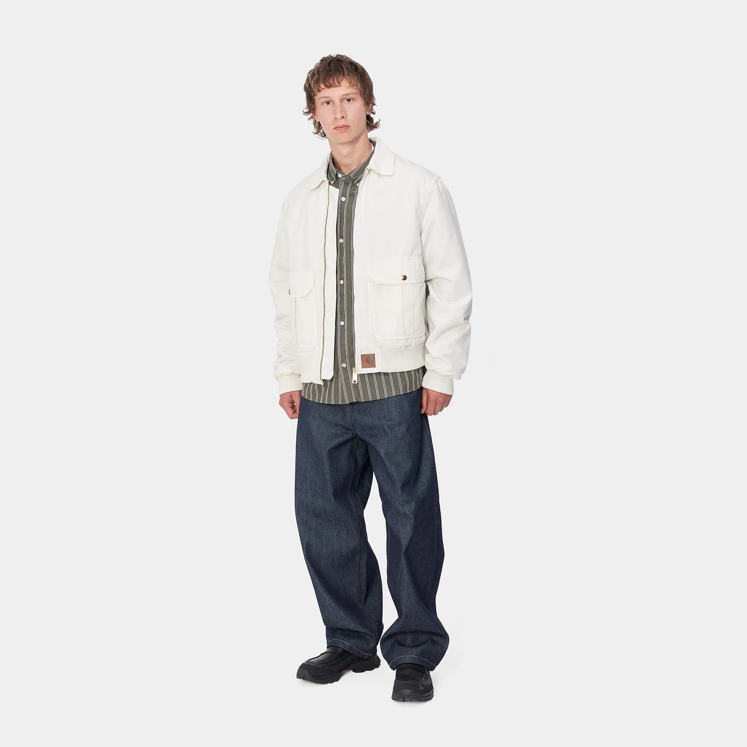 Jacken & Mäntel>Carhartt WIP Stanton Jacket Wax / Wax