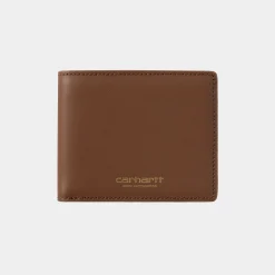 Accessoires|Accessoires>Carhartt WIP Vegas Billfold Wallet Cognac / Gold