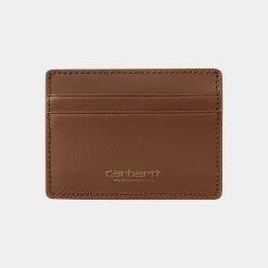 Accessoires|Accessoires>Carhartt WIP Vegas Cardholder Cognac / Gold