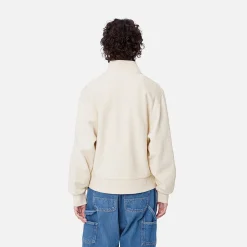 Sweats>Carhartt WIP W' American Script High Neck Sweatshirt Moonbeam