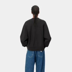 Sweats>Carhartt WIP W' American Script Sweat Black