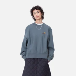Sweats>Carhartt WIP W' American Script Sweatshirt Positano