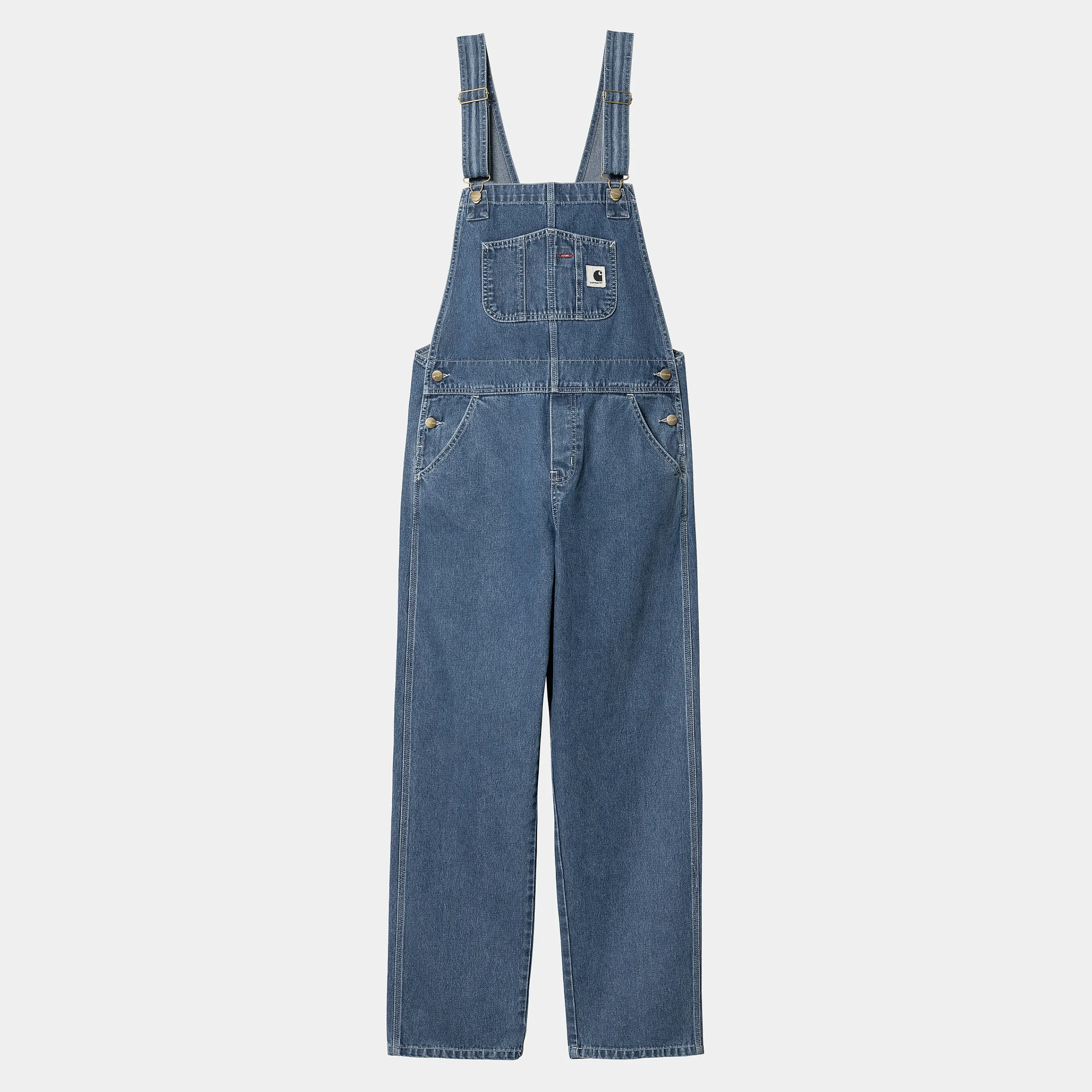Denim|Overalls>Carhartt WIP W' Bib Overall Straight Blue
