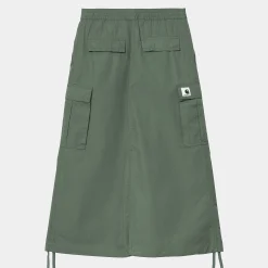 Kleider & Röcke>Carhartt WIP W' Cargo Skirt Long Duck Green