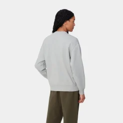 Sweats>Carhartt WIP W' Carhartt Sweatshirt Basalt / White