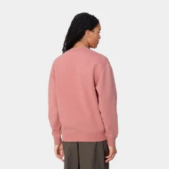 Sweats>Carhartt WIP W' Carhartt Sweatshirt Dusty Rose / Moonbeam