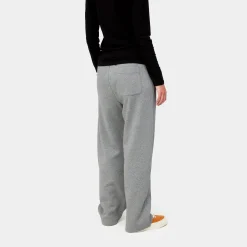 Sweats>Carhartt WIP W' Casey Sweat Pant Grey Heather / Silver