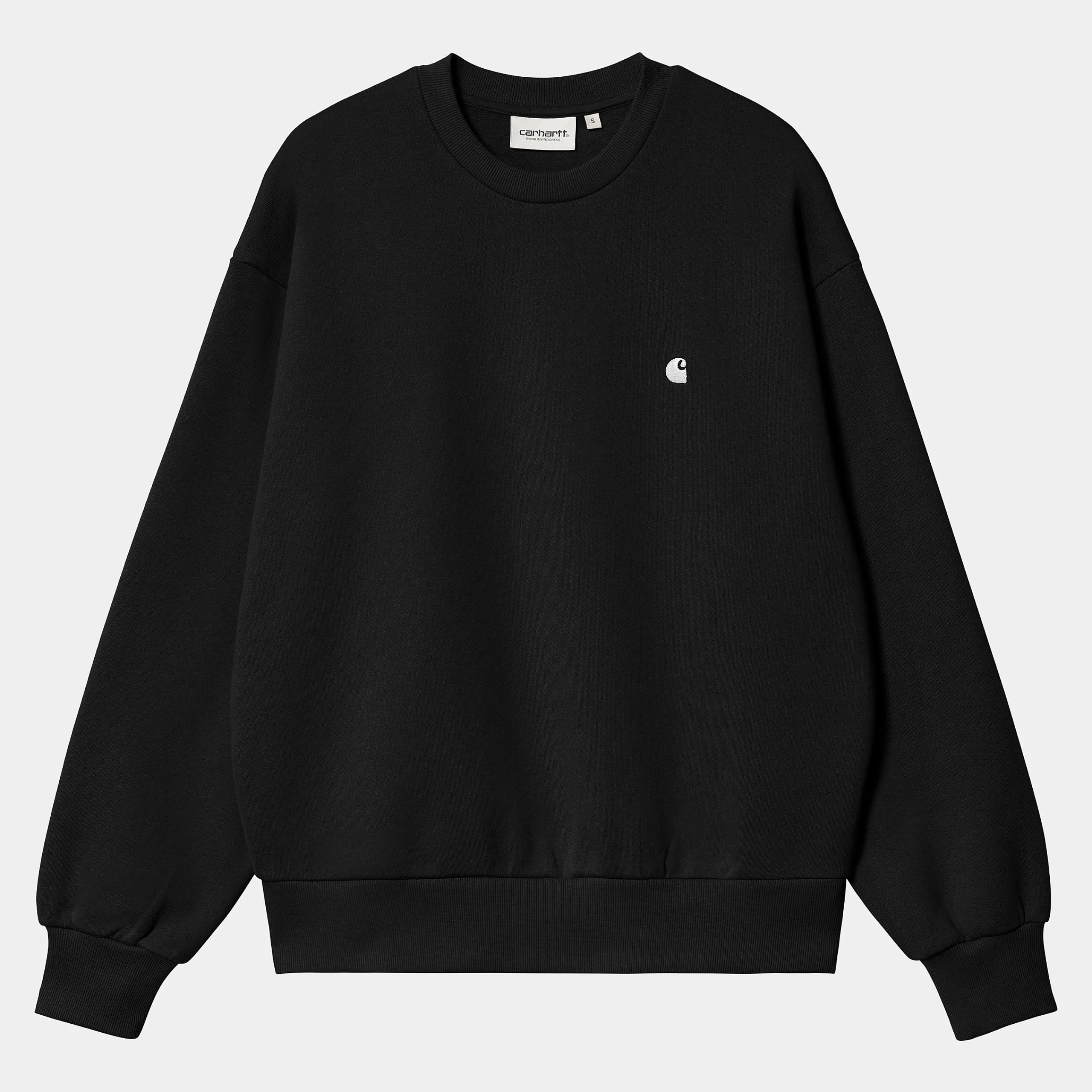 Sweats>Carhartt WIP W' Casey Sweatshirt Black / Silver