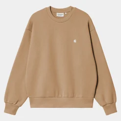 Sweats>Carhartt WIP W' Casey Sweatshirt Peanut / Silver