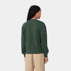 Sweats>Carhartt WIP W' Casey Sweatshirt Sycamore Tree / Silver