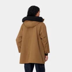 Jacken>Carhartt WIP W' Clarton Parka Hamilton Brown / Black