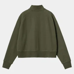 Sweats>Carhartt WIP W' Colburn High Neck Sweat Office Green